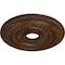 Ekena Millwork Oldham Ceiling Medallion (Fits Canopies up to 8 5/8"), 18"OD x 3 3/8"ID x 7/8"P, Root Beer Crackle CM18OL1RBC - alternate 2